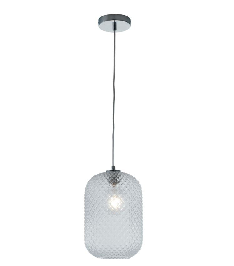Sospensione in vetro cristallo sfaccettato vari colori struttura in metallo 1XE27 non incl. d.20cm ASHFORD-S20 Sospensione in vetro cristallo sfaccettato vari colori struttura in metallo 1XE27 non incl. d.20cm ASHFORD-S20